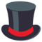 Top Hat emoji on Emojione